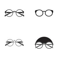 glassess ikon vektor platt design