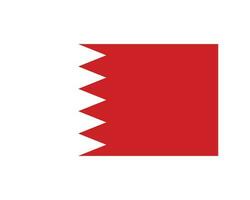 National Flagge von Bahrein. bahraini Land Flagge. Königreich von Bahrain detailliert Banner. eps Vektor Illustration Schnitt Datei.