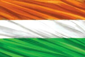 oberoende dag av Indien tricolor bakgrund vektor