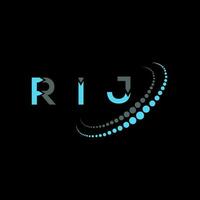 rij Brief Logo kreativ Design. rij einzigartig Design. vektor