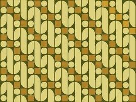 sömlös design av indonesiska batik mönster som heter parang rusak. vektor