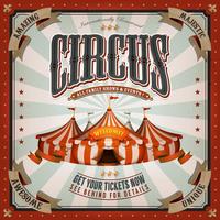 Vintage Zirkus Hintergrund vektor