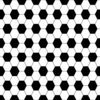 Fußball Muster Hintergrund besteht von Weiß und schwarz Farben. vektor