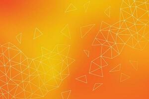 Vektor modern geometrisch Orange Gradient abstrakt Hintergrund.