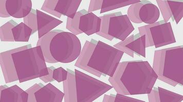 rosa, lila enkel och rena överlappande geometrisk abstrakt bakgrund illustration vektor