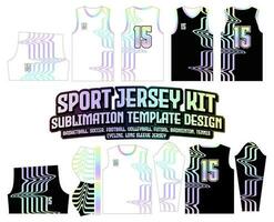 Kontur Gradient Jersey Design Sportbekleidung Hintergrund vektor