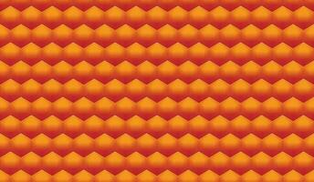 nahtlos geometrisch sechseckig Hintergrund. hoch Qualität Orange verhexen Hintergrund zum Textil- oder Poster vektor