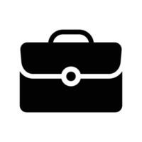 Arbeit Tasche Symbol. Geschäft Tasche Vektor Illustration
