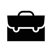 Arbeit Tasche Symbol. Geschäft Tasche Vektor Illustration