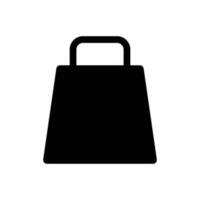 Einkaufen Tasche - - Vektor Symbol.