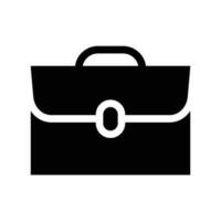 Arbeit Tasche Symbol. Geschäft Tasche Vektor Illustration