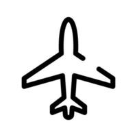 Flugzeug Symbol Vektor Symbol Design Illustration