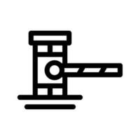 Hindernis Symbol Vektor Symbol Design Illustration