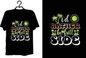 Sommer-T-Shirt-Design vektor