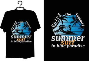 Sommer-T-Shirt-Design vektor