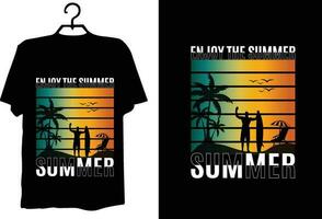 sommar t-shirt design vektor