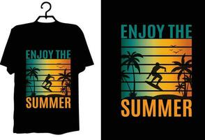 sommar t-shirt design vektor