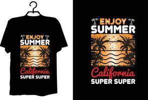 sommar t-shirt design vektor