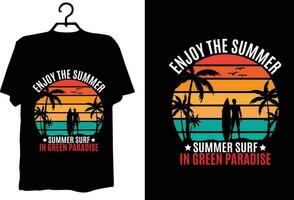 Sommer-T-Shirt-Design vektor