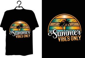 sommar t-shirt design vektor