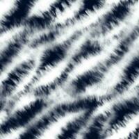 sömlös mönster med slips färga zebra Ränder i indigo och vit färger. abstrakt vattenfärg suddig textur vektor