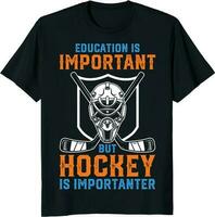 Geschenk komisch Eishockey T-Shirt Design vektor