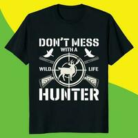 gåva jakt t-shirt design, rolig jakt t-shirt design vektor