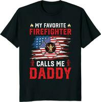 komisch Feuerwehrmann T-Shirt Design, USA Feuerwehrmann T-Shirt ,Feuerwehrmann T-Shirt vektor