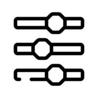 einstellen Symbol Vektor Symbol Design Illustration