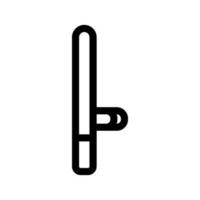 Knüppel Symbol Vektor Symbol Design Illustration