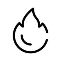 Feuer Symbol Vektor Symbol Design Illustration