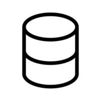 Datenbank Symbol Vektor Symbol Design Illustration