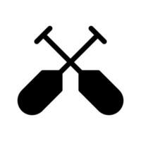 Paddel Symbol Vektor Symbol Design Illustration