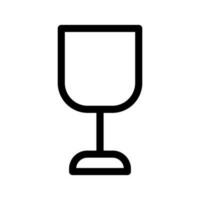 Trinken Glas Symbol Vektor Symbol Design Illustration