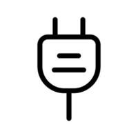 Stecker Symbol Vektor Symbol Design Illustration