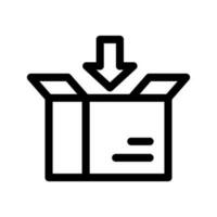 Daten Lager Symbol Vektor Symbol Design Illustration