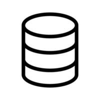 Datenbank Symbol Vektor Symbol Design Illustration