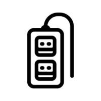 elektrisk uttag ikon vektor symbol design illustration