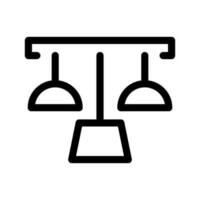 Decke Lampe Symbol Vektor Symbol Design Illustration