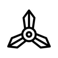 Shuriken Symbol Vektor Symbol Design Illustration