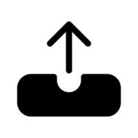 hochladen Symbol Vektor Symbol Design Illustration