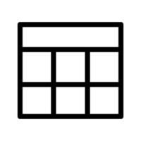 tabell ikon vektor symbol design illustration