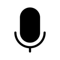 Mikrofon Symbol Vektor Symbol Design Illustration