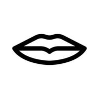 Lippen Symbol Vektor Symbol Design Illustration