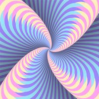 Holographischer Farbstrudel-Kreisbewegungs-Illusions-Hintergrund vektor