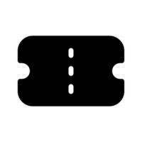 biljett ikon vektor symbol design illustration
