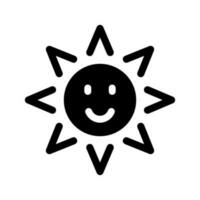 Sol ikon vektor symbol design illustration