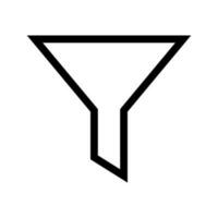 filtrera ikon vektor symbol design illustration