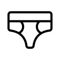 underkläder ikon vektor symbol design illustration