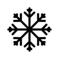 Schneeflocke Symbol Vektor Symbol Design Illustration